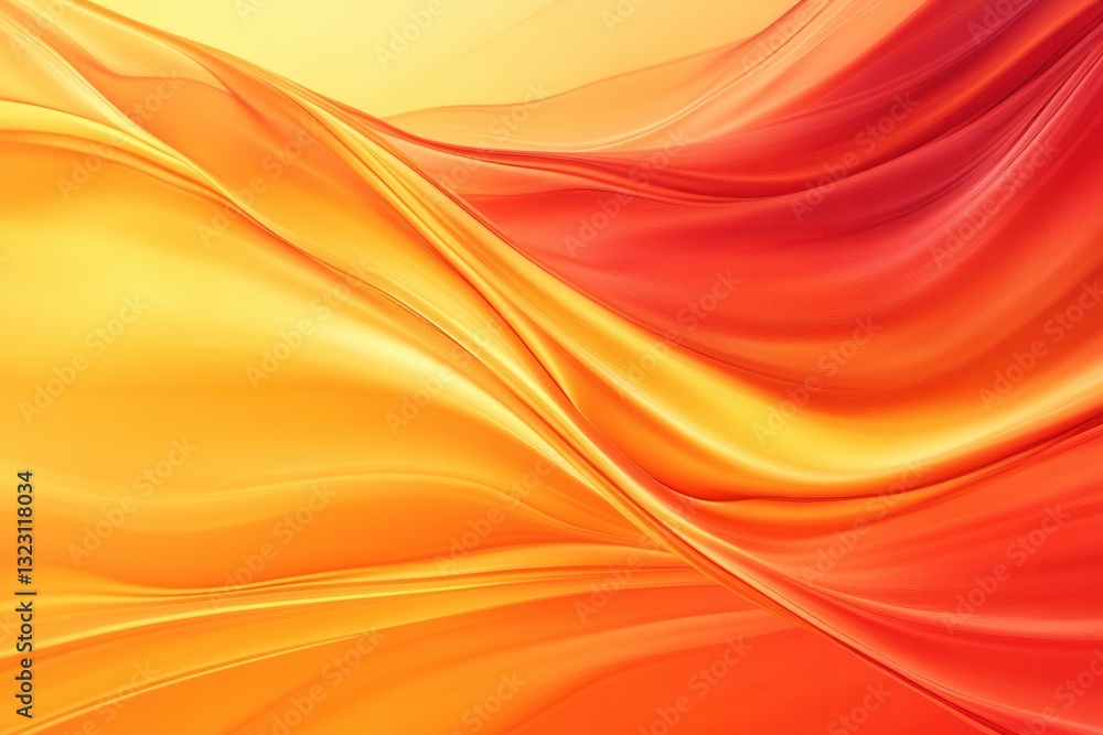 Obraz premium Dynamic abstract background featuring energetic waves in vibrant red and orange hues ideal for creative projects or presentations