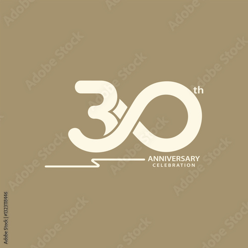 Anniversary logo for different sectors. Corporate. Vector design for events and company celebrations.