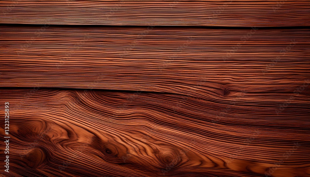 Naklejka premium layers of espresso and dark chocolate tones elegantly ripple across this high grade walnut veneer