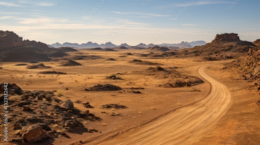 Fototapeta premium dunes off road tracks