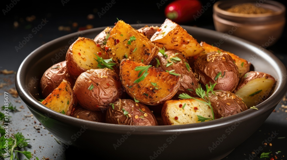roasted bag of red potatoes roasted bag of red potatoes