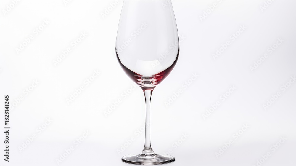 Fototapeta premium vintage wine glass isolated on white