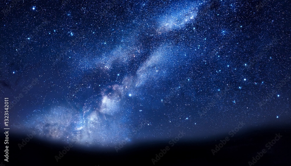 Fototapeta premium stars in the night sky dark interstellar space