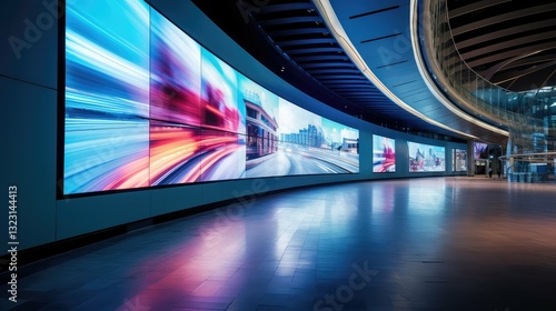 immersive curved video wall