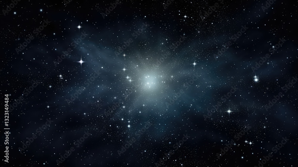 Fototapeta premium sky black starry night