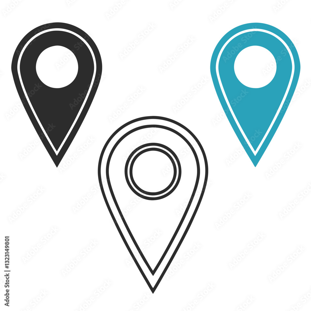 Location and Navigation Icon – GPS Map with Pin Marker, Folded Road Map Symbol for Travel, Geolocation, Route Planning, and Navigation Apps Location and Navigation Icon – GPS Map with Pin Marker, Folded Road Map Symbol for Travel, Geolocation, Route Planning, and Navigation Apps