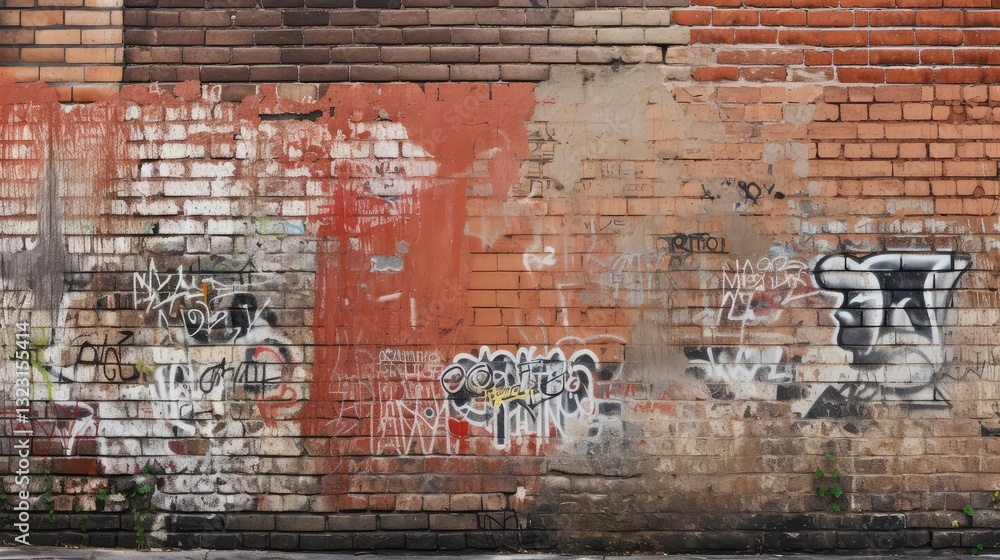 Fototapeta premium weathered urban wall background