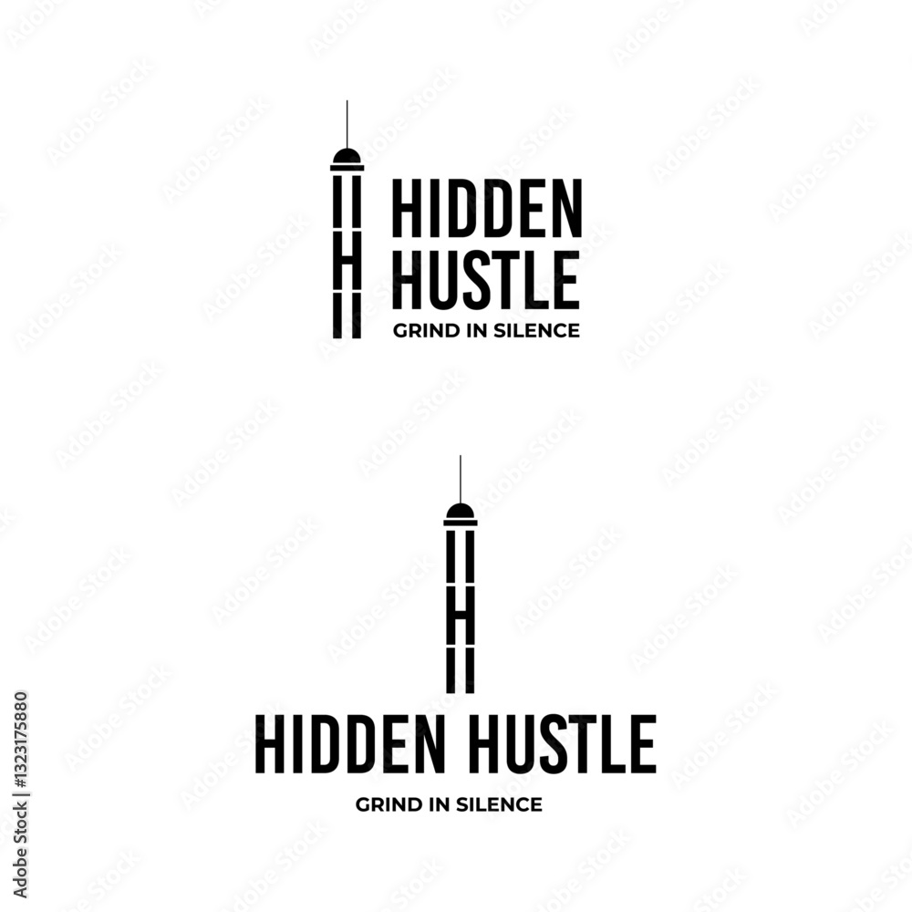 Obraz premium Hidden Hustle logo