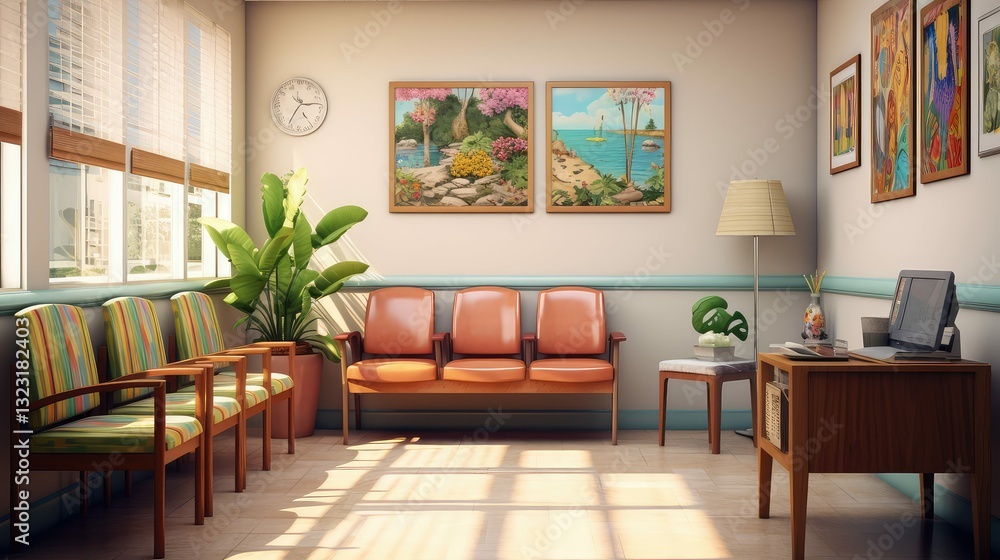 Fototapeta premium table small medical office