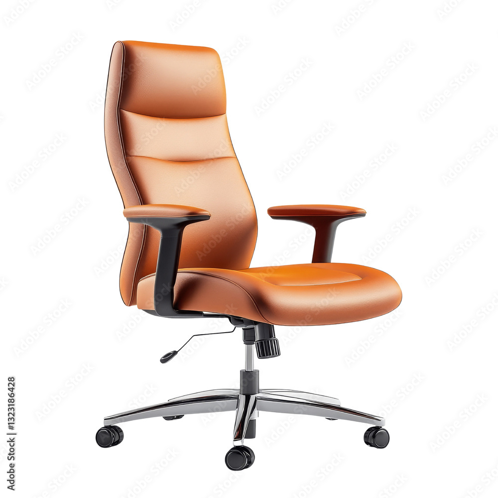 Obraz premium A stylish ergonomic office chair designed for comfort and productivity.
