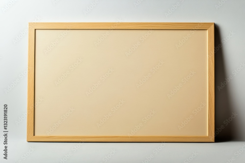 High quality stationery mockup featuring a whiteboard on a clean white background High quality stationery mockup featuring a whiteboard on a clean white background
