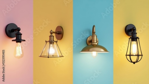 Stylish Modern Wall Sconces Vintage Industrial Lighting Fixtures Home Decor Interior Design