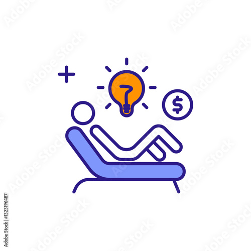 Inspiration Icon Representing Creative Ideas for Success.