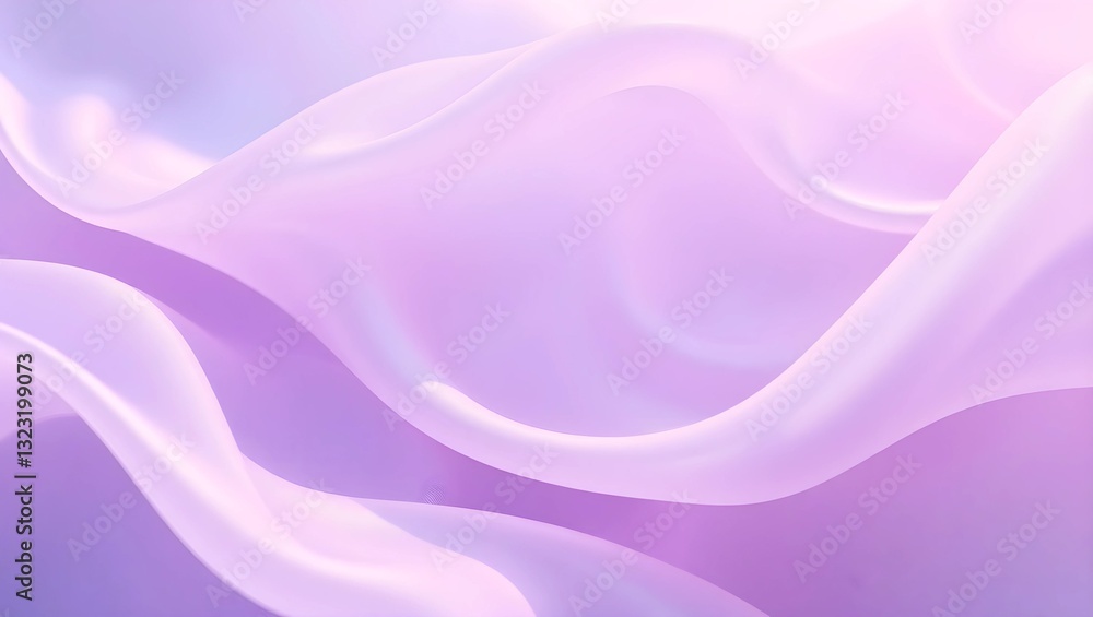 Lavender Silk A 3D Rendering of Flowing Fabric in Pastel Hues Lavender Silk A 3D Rendering of Flowing Fabric in Pastel Hues