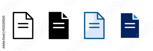 Footer Icon Set Multiple Style Collection