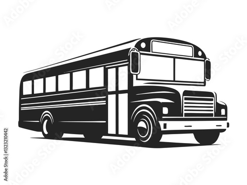 Educational Bus Transportation Coloring Book for Kids and Toddlers – Linear Art Illustrations