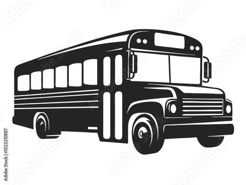 Educational Bus Transportation Coloring Book for Kids and Toddlers – Linear Art Illustrations