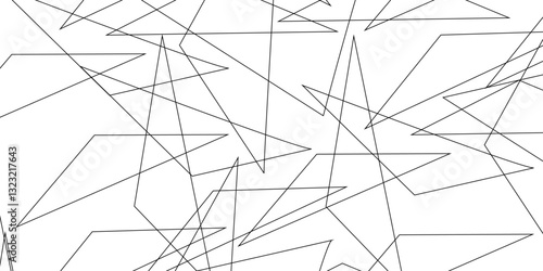 Abstract background with liens and triangles shape on white background. White and grey geometric overlapping rectangle pattern Geometric background soft shadows as patten ..White polygon textured .