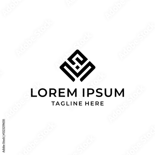 m e me em initial logo design vector graphic idea creative