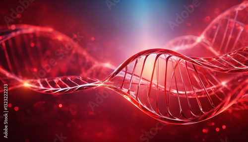 Abstract technology power and energy flow concept background, minimalist design with glow light and bokeh, generative AI.