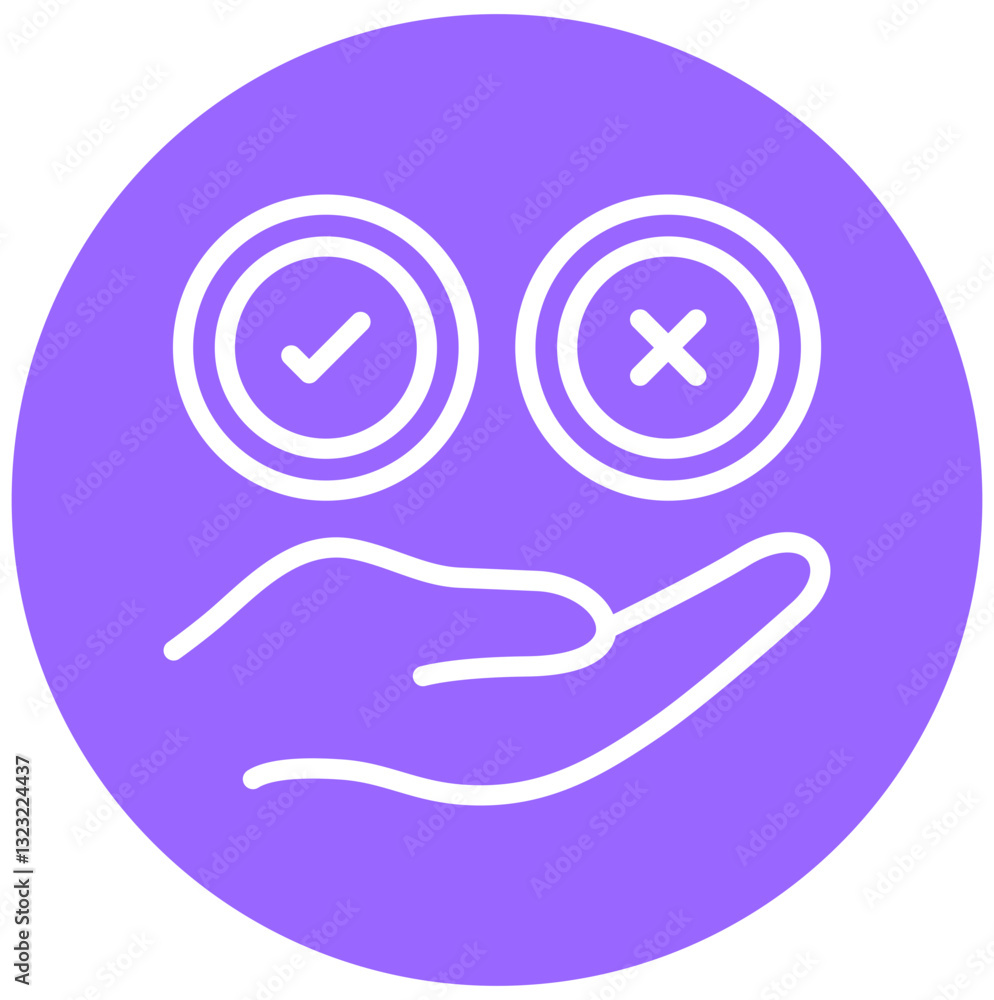 Vector Design Choice Icon Style Vector Design Choice Icon Style