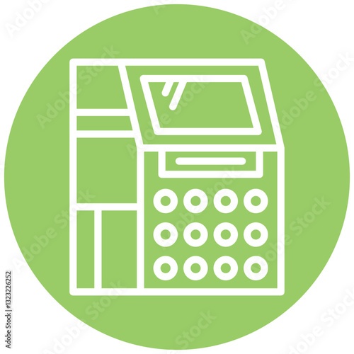 Vector Design Atm Machine Icon Style