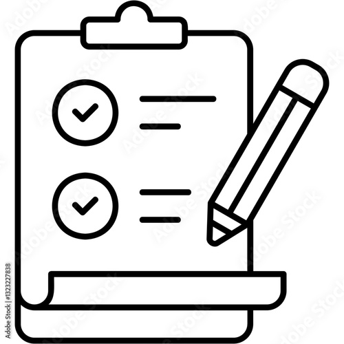 Checklist Document Icon
