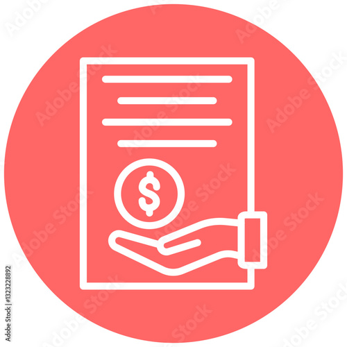 Vector Design Loan Icon Style
