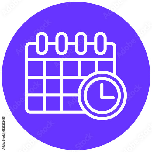 Vector Design Deadline Icon Style
