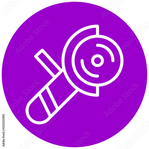 Angle Grinder Vector Design Icon Style