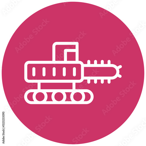 Trencher Vector Design Icon Style