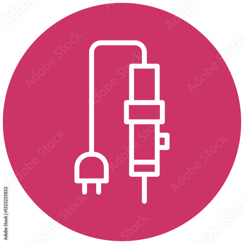 Soldering Iron Vector Design Icon Style