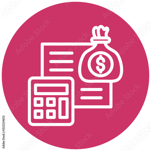 Expense Vector Design Icon Style