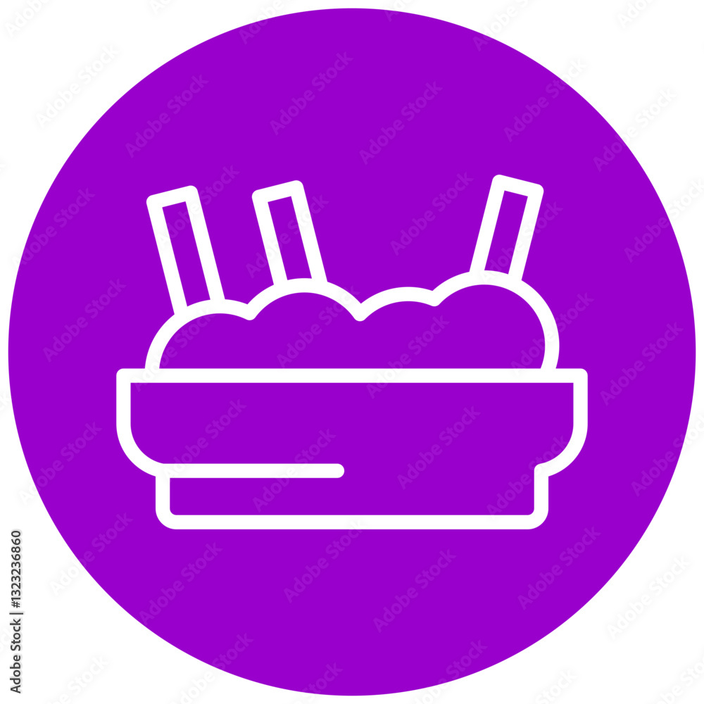 Hummus Vector Design Icon Style Hummus Vector Design Icon Style
