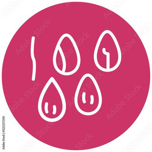 Chia Seeds Vector Design Icon Style