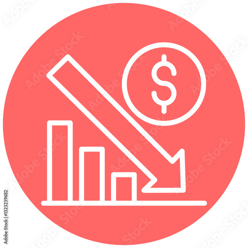 Vector Design Bankrupt Icon Style