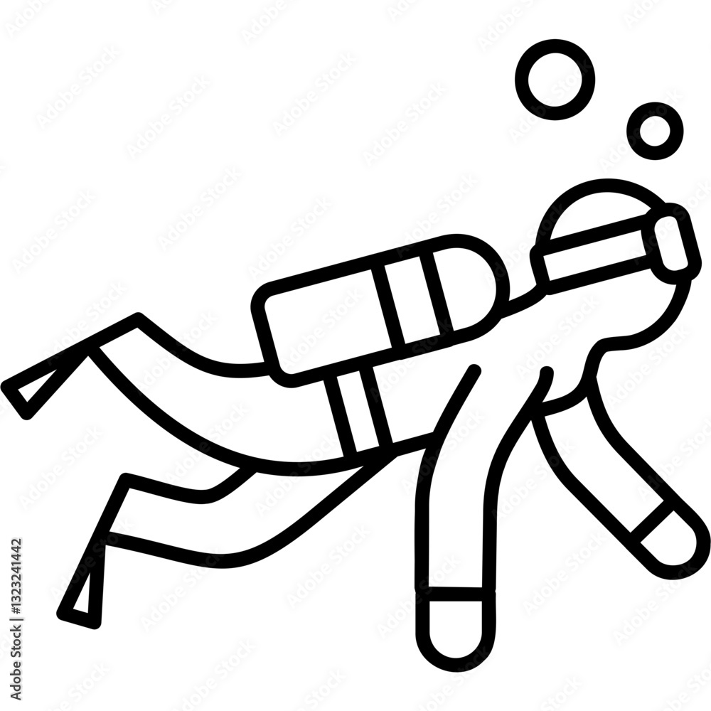 Diving Icon Diving Icon