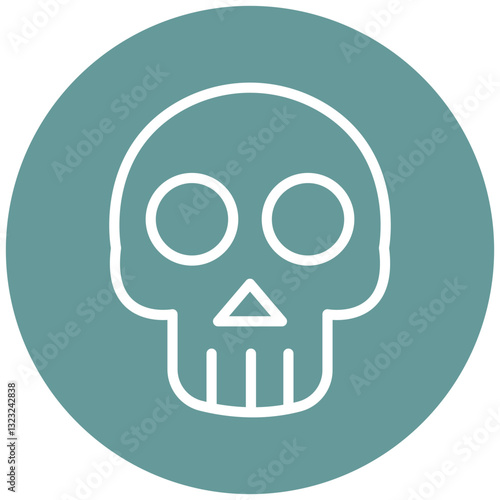 Vector Design Skull Icon Style