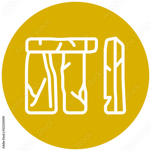 Vector Design Stonehenge Icon Style
