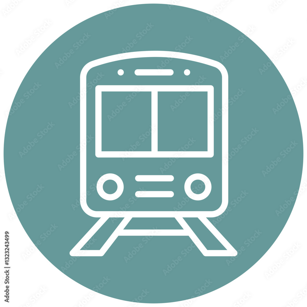 Vector Design Train Icon Style Vector Design Train Icon Style