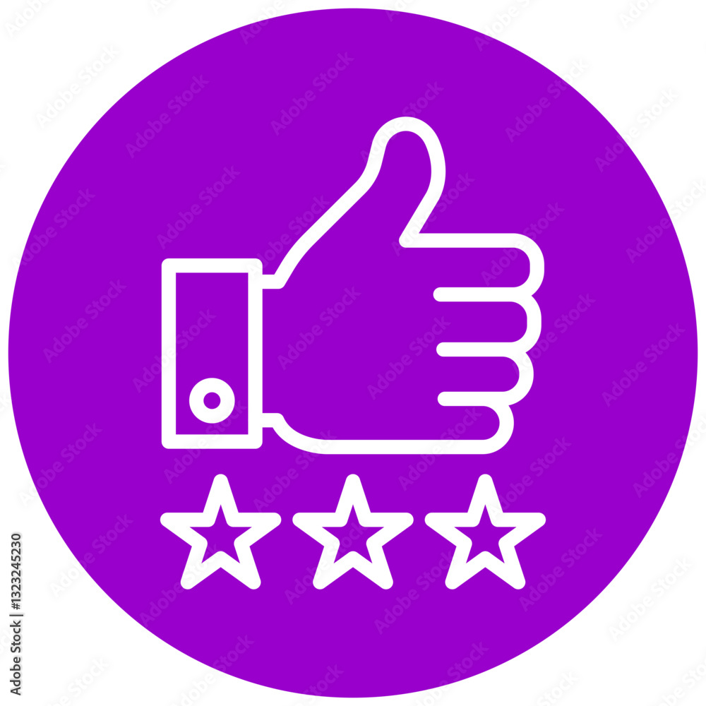 Vector Design Food Review Icon Style Vector Design Food Review Icon Style