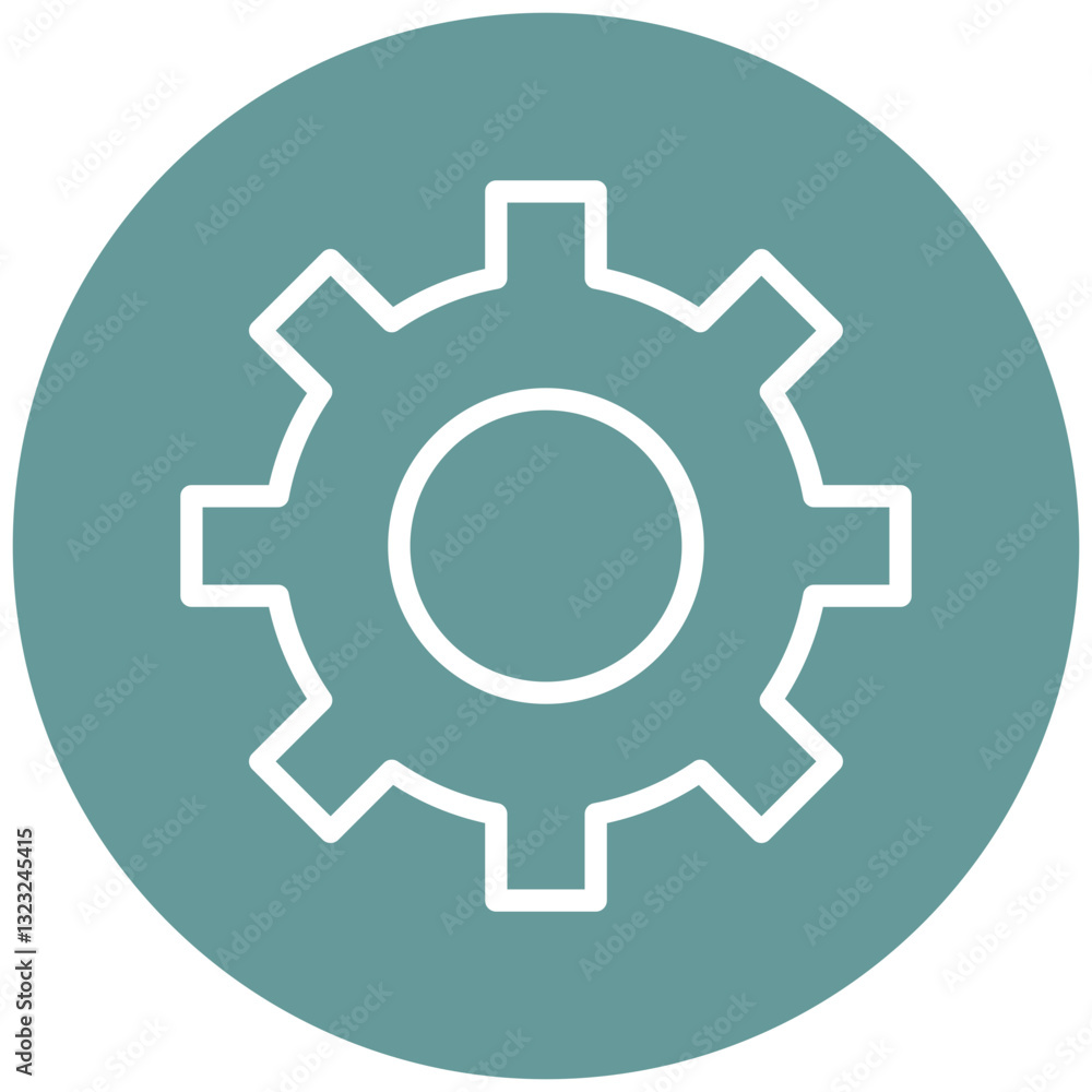 Vector Design Setting Icon Style Vector Design Setting Icon Style
