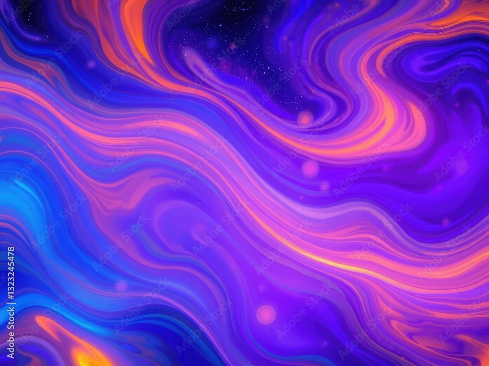 Abstract Swirling Purple Pink and Blue Liquid Texture Abstract Swirling Purple Pink and Blue Liquid Texture