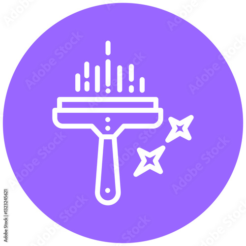 Vector Design Glass Cleaner Icon Style