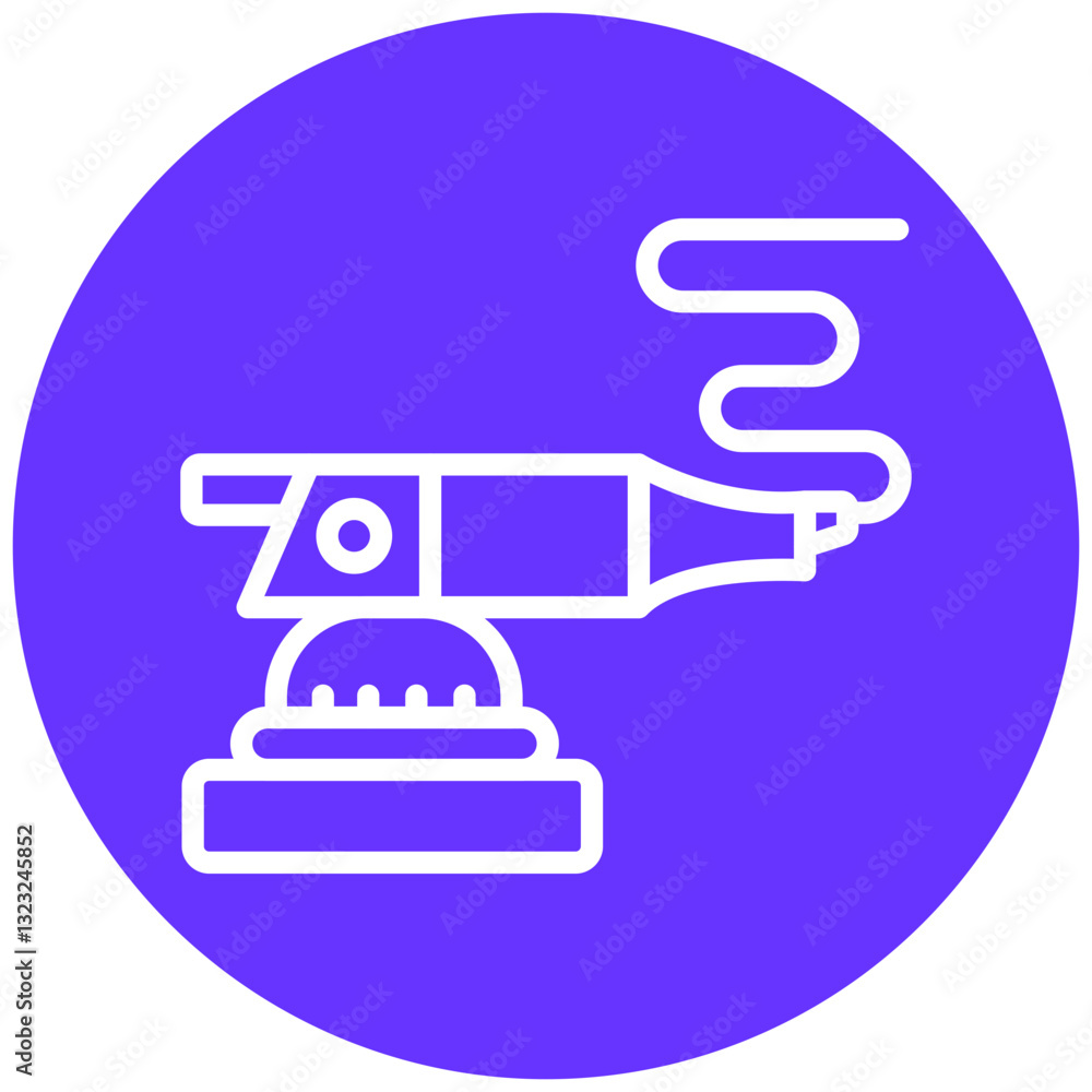 Vector Design Polisher Machine Icon Style Vector Design Polisher Machine Icon Style