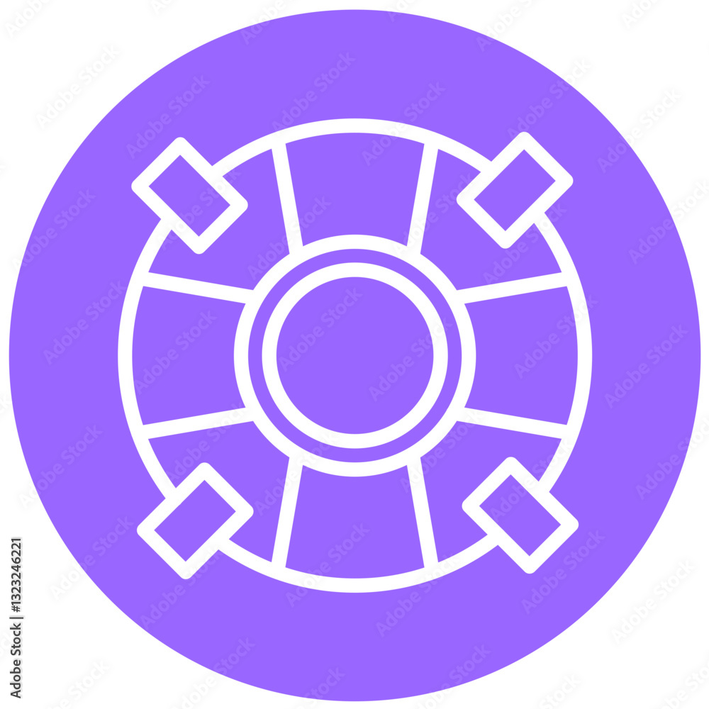 Vector Design Lifeguard Icon Style Vector Design Lifeguard Icon Style