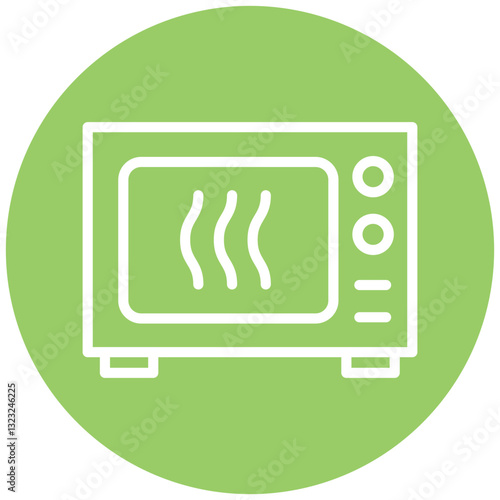Vector Design Microwave Oven Icon Style