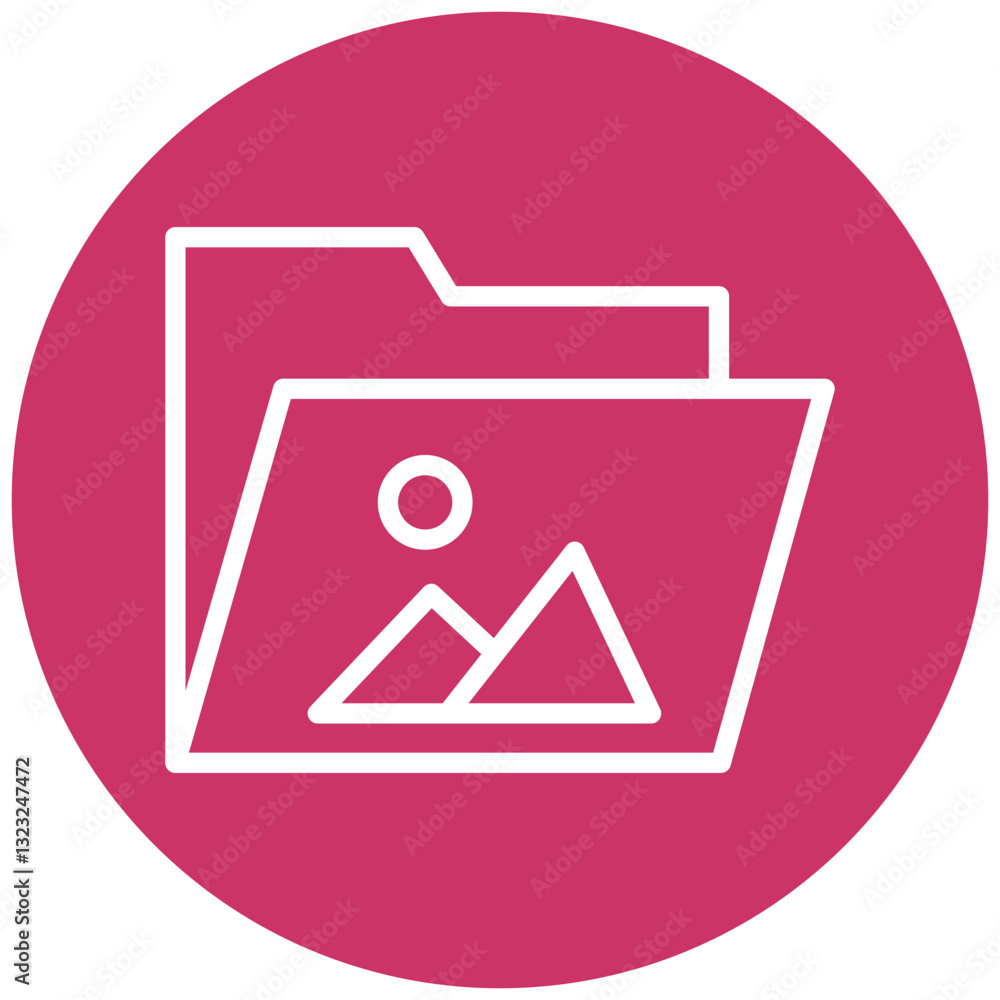 Vector Design Images Folder Icon Style Vector Design Images Folder Icon Style
