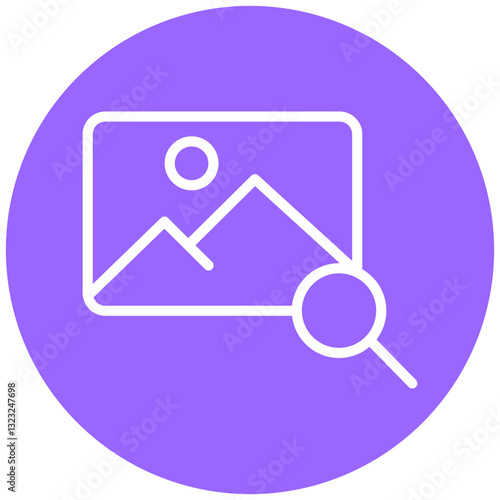 Vector Design Search Image Icon Style