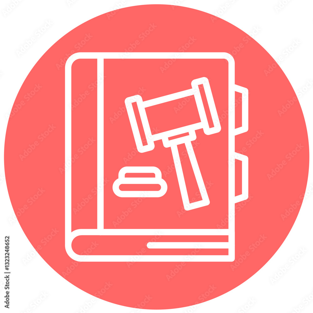 Vector Design Law Book Icon Style Vector Design Law Book Icon Style